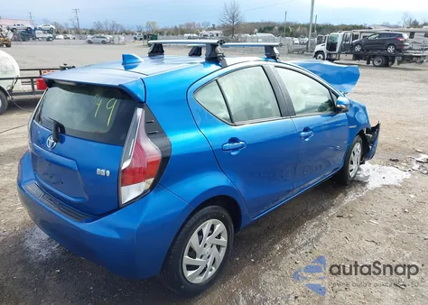 2015 Toyota Prius C Two из США, поврежденный, VIN JTDKDTB33F1583690